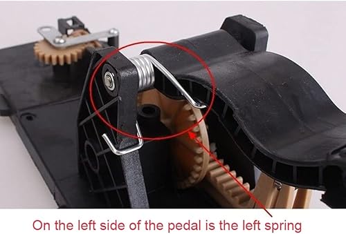 Miniatura 9 de NentMent Paquete de 2 engranajes de transmisión unidireccional para cubo giratorio de fregona, accesorios de embrague con rodamiento hexagonal,