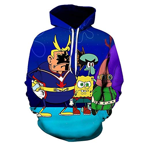 Mode Herbst Niedlichen Schwamm Baby 3D Unisex Sport Hoodie Polyester 3D Druck Cartoon Hoodie 2020 New Hot-A3_S