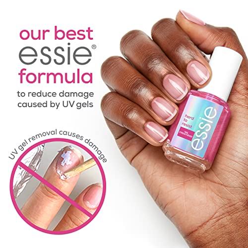 Image of Essie Nail Strengthening Set, Hard To Resist Nail Strengthener, Glow & Shine, Neutralize & Brighten, 0.46 Fl Oz Each