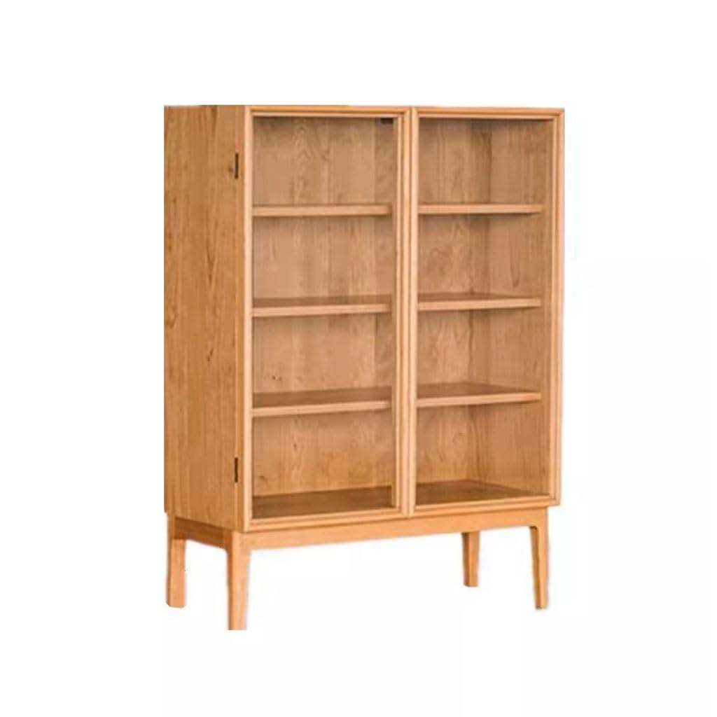 BHGFYXBS Solid Wood Buffet Cabinet Simple Dining Sideboard With S Doors Living Room Display Sto Versatile Cupboard For Home And Sle