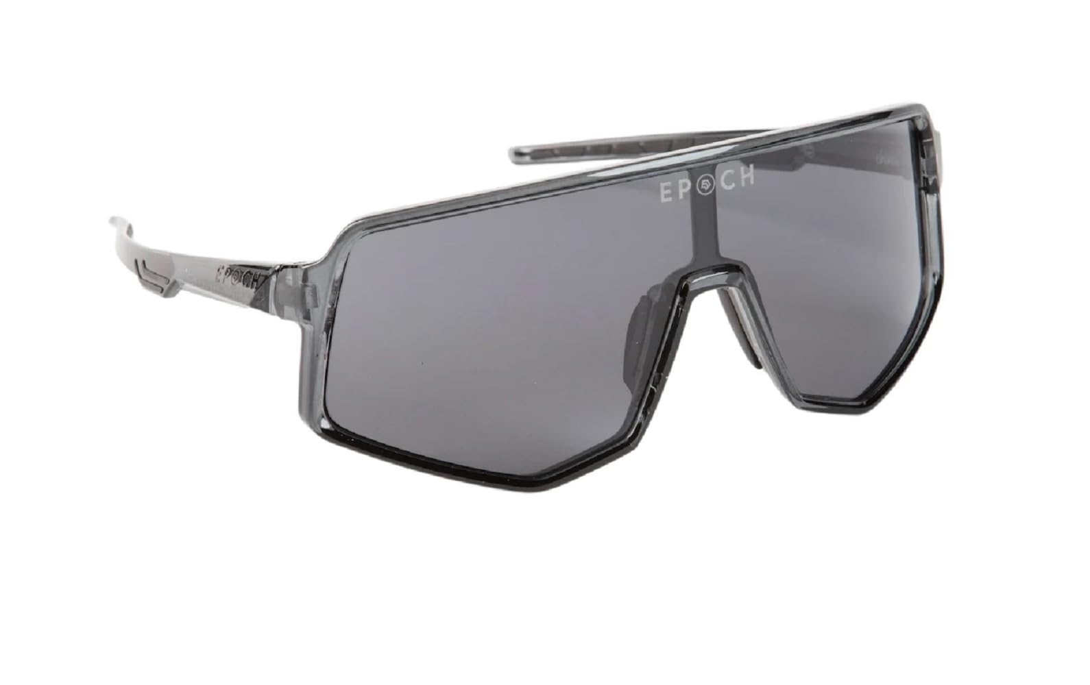 GenericEpoch L2 Sport Wrap Gloss Crystal Gray Frame Smoke Lens Sunglasses