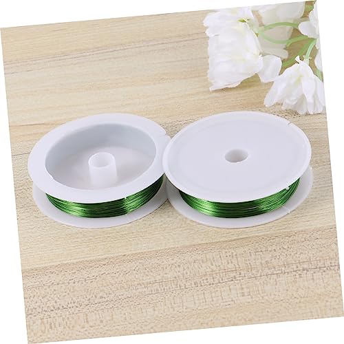 Alambre de hierro de 0.4 mm para bricolaje, rollo de 10 m para proyectos de jardinería, alambre metálico flexible para artesanías florales y decoración del hogar miniatura 6