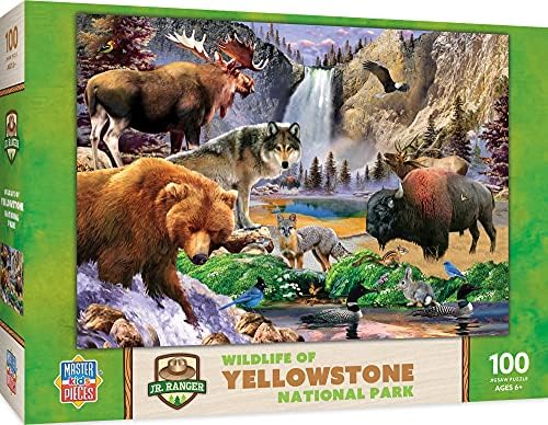 MasterPieces 100 Piece Jigsaw Puzzle for Kids - Yellowstone National Park - 14"x19"