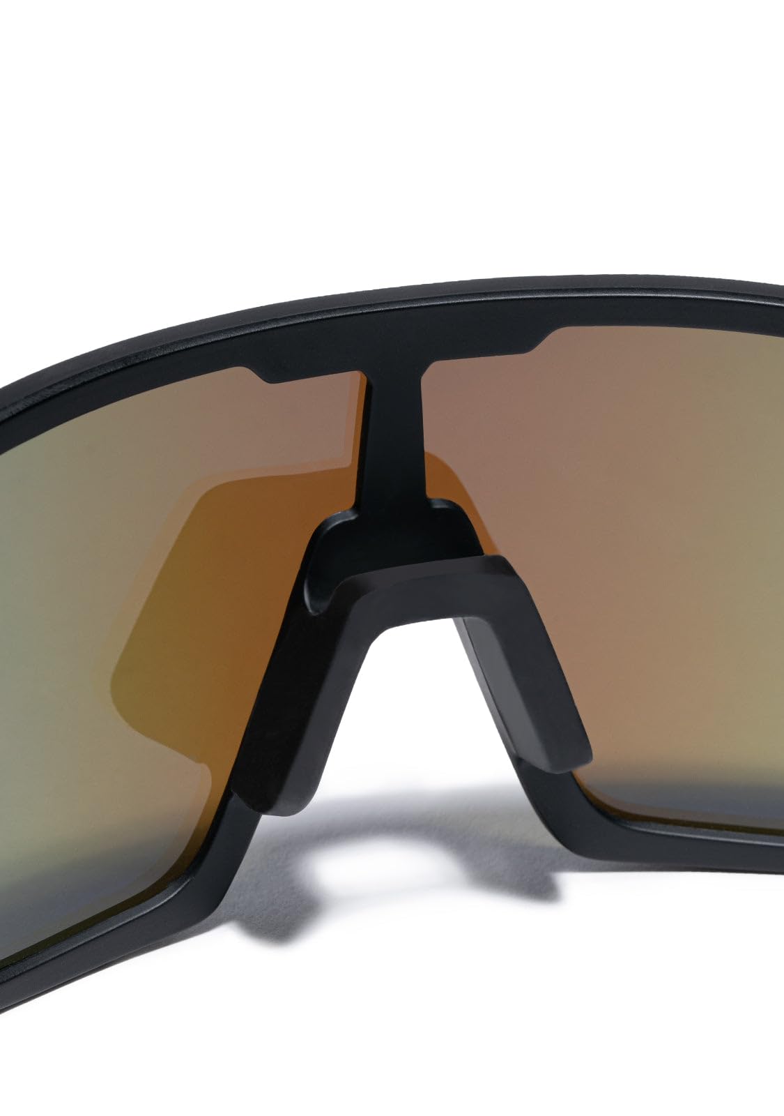 D.Franklin Sonnenbrillen - Sport-Sonnenbrille mit polarisierenden Gläsern und UV-Schutz - Outdoor Sports - Modell wind - Rechteckig - Für Männer und Frauen - Sunglasses