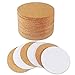 30 Pack Self-Adhesive Cork Round 4” Cork Tiles Cok Bcking Sheets Cork Coasters Round for DIY Crafts