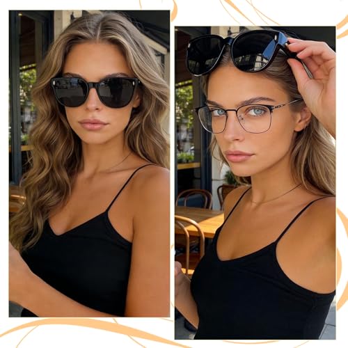 Image of HAOLOTA Fit Over Glasses Sunglasses for Women Polarized