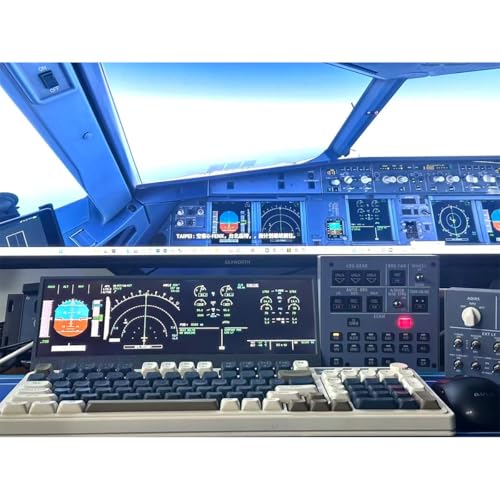 Image of YounggDiy Flight Simulator Control Panel Kit, Home Cockpit A103 Landing Gear Indicator Integrated Panel Compatible with Windows Games, Supports Major Airplane Models