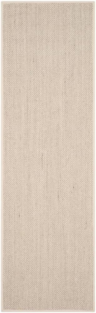 BOWERY HILL Contemporary Natural Fiber 6' X 9' Power Loomed Sisal Rug