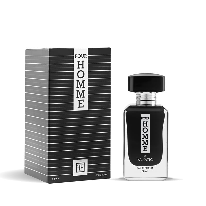Image of Fanatic Pour Homme Men's Perfume 80ml with Luxury Long Lasting Woody Fragrance Eau De Parfum with a Hint of Sweetness Fragrance for Everyday Use