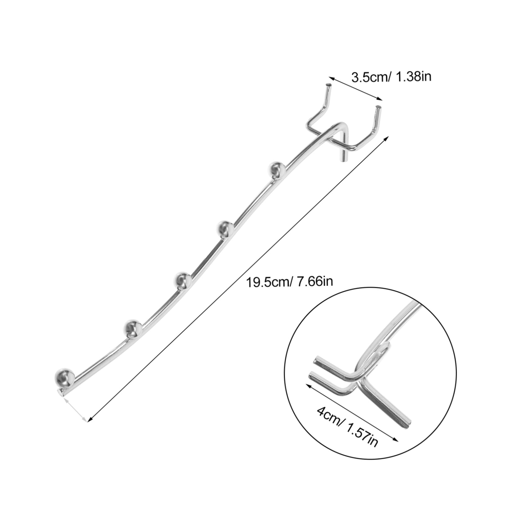 SOLUSTRE 10pcs Heavy Duty Pegboard Hooks Heavy Duty Pegboard Hook for Garage Wall Iron Pegboard Accessories Tools Utility Hooks Hangers for Workshop