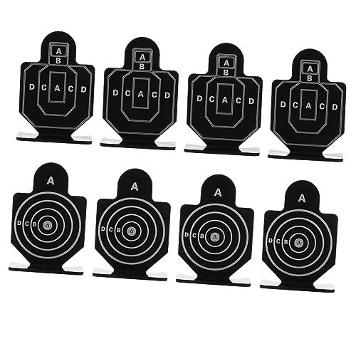 COSMEVIVI 2 Boxes Aluminum Alloy Indoor Shooting Targets for Accuracy Training Humanoid Game Targets with Per Box for Skill Improvement