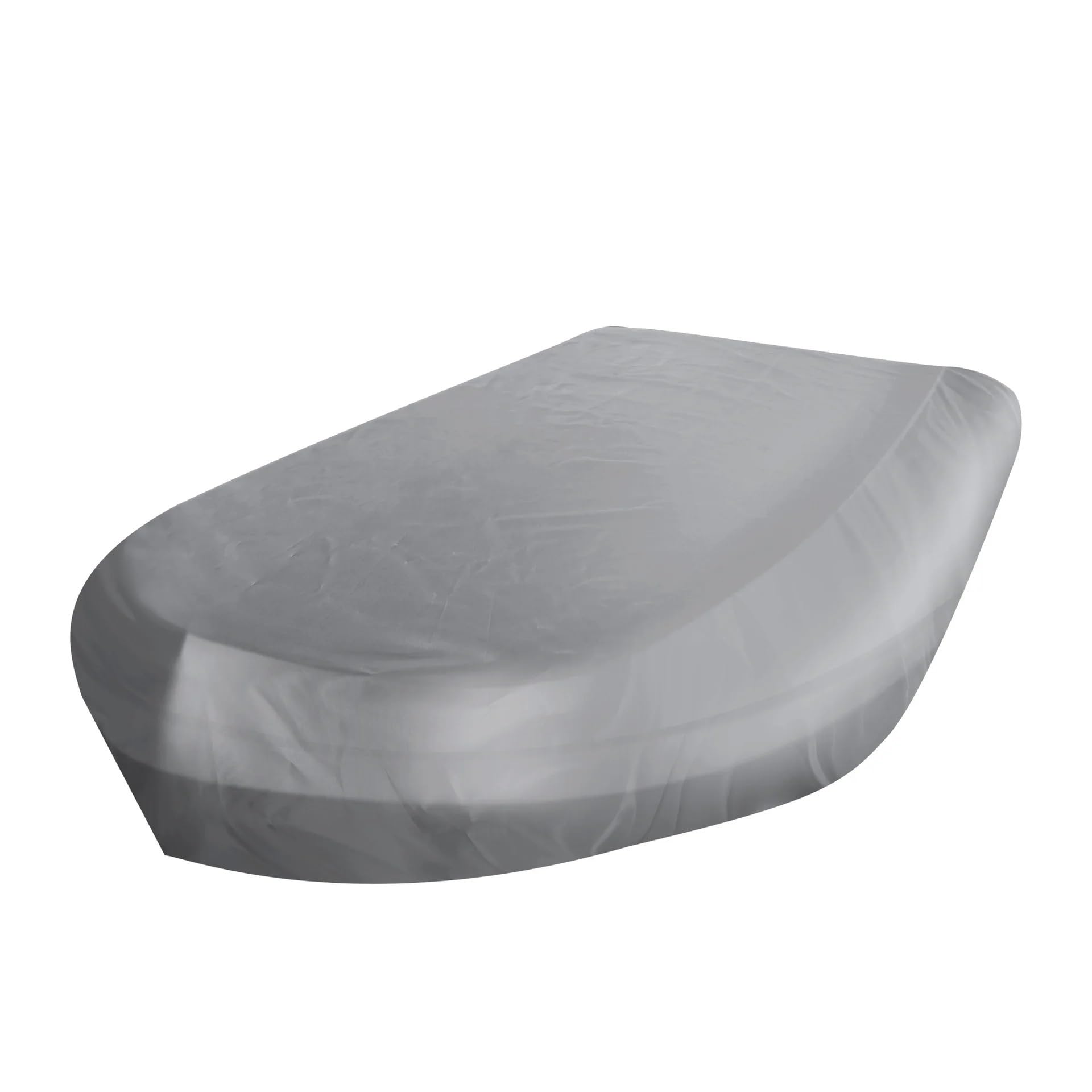 Telo di copertura impermeabile per gommone, protezione dai raggi UV e dalla polvere, accessorio per barca (330 x 165 x 46 cm, grigio)