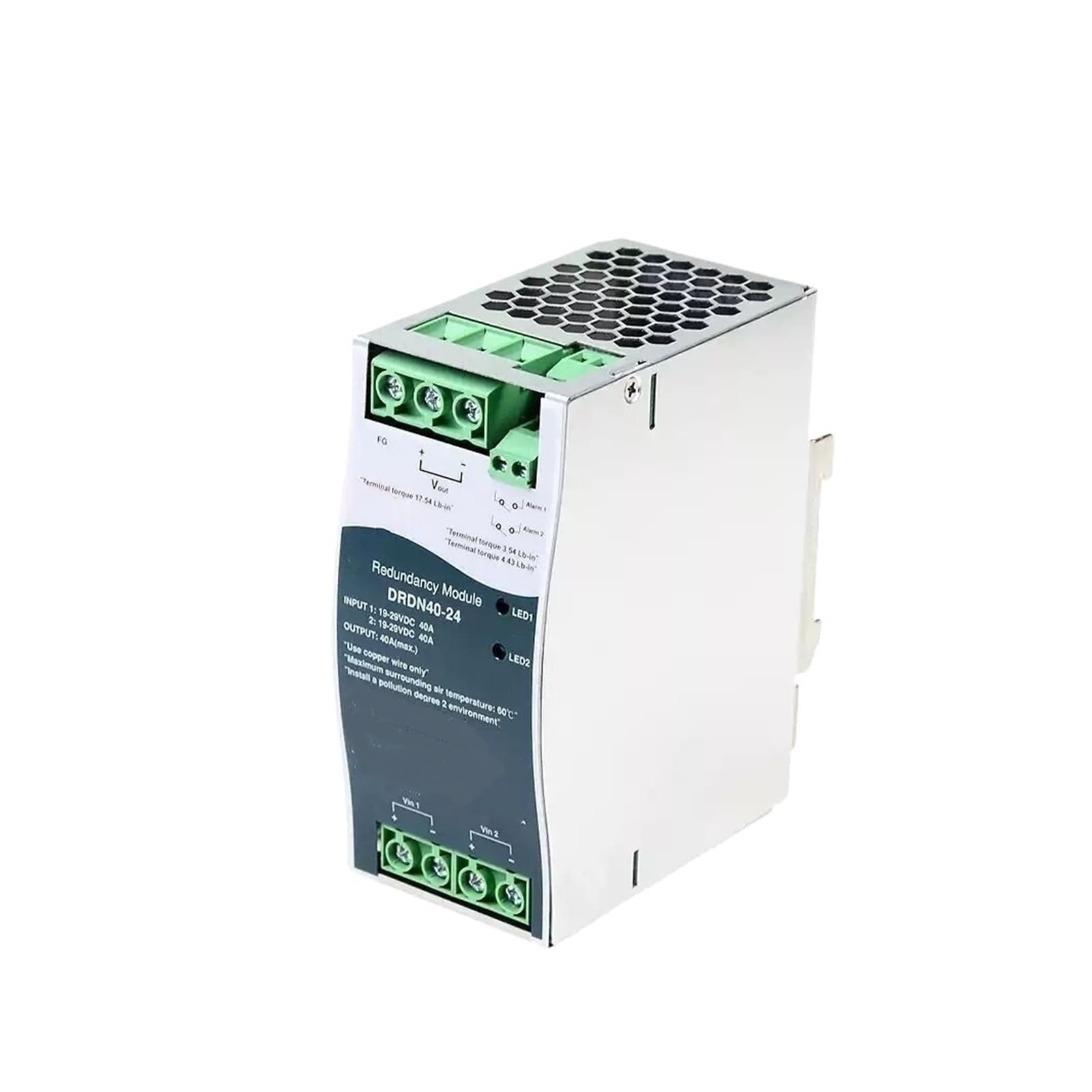 Alimentatore switching DRDN20-12/24/48V 20A Modulo di ridondanza di alimentazione montato su guida DIN(DRDN40-48)