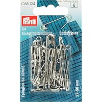 Prym 085272 - Spille da balia in acciaio, 27 mm, 1000 pz, colore: Argento