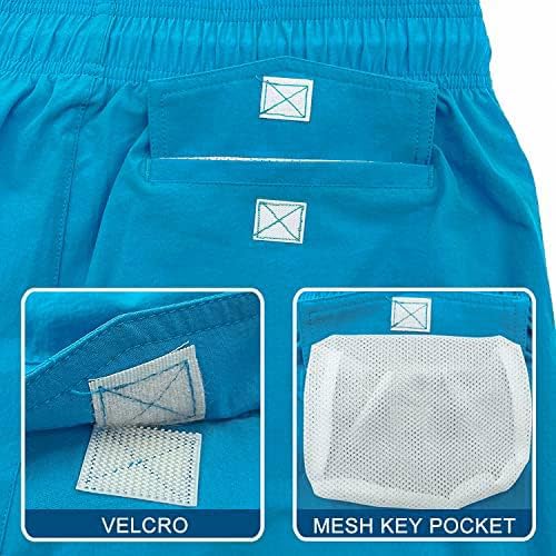 Image of HODOSPORTS Mens Swim Trunks 7 inch Quick-Dry Swim Shorts with Mesh Lining and Pockets
