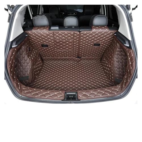 Plateau de doublure de coffre Nissan Tiida 2017-2022 : tapis de coffre de voiture marron