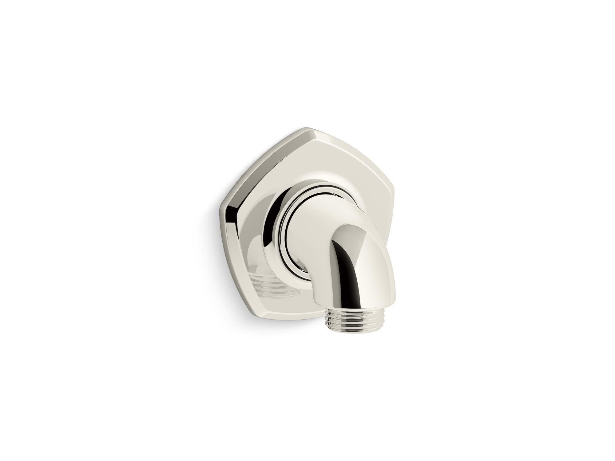 Coude d'alimentation Kohler 27053-SN Occasion nickel poli mural