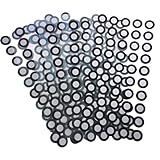 3D Scanning Tracking Markers Dots,6mm Diffuse Reflection 3D PositioningTarget Stickers,HogarDeco Reference Point Markers for Industrial and Interest Optical 3D Scanner (300pcs, Inner 6mm Outer 10mm