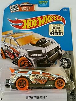 Hot Wheels 2016 Super Chromes Nitro Tailgater 39/250 Silver