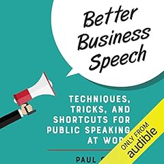 『Better Business Speech』のカバーアート