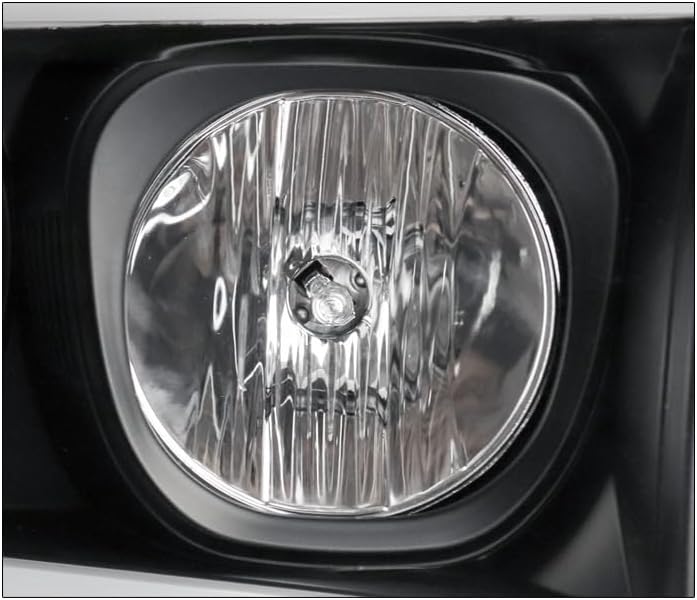 LED Projector Headlights Headlamps Black Compatible with 1999-2004 Ford F-250 F-350 F-450 F-550 Super Duty
