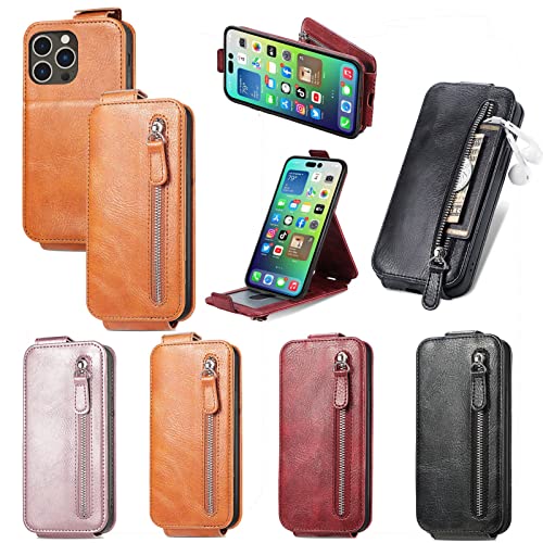 Étui portefeuille iPhone 14 Pro Max clapet magnétique avec fentes cartes