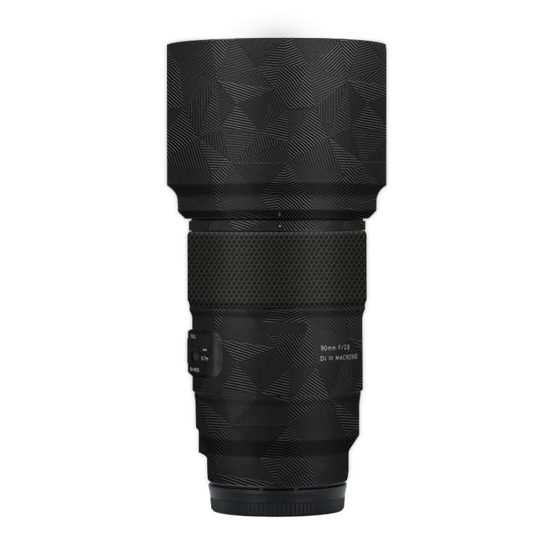 Wrap Tamron 90mm F2.8 autocollant objectif macro Sony triangle