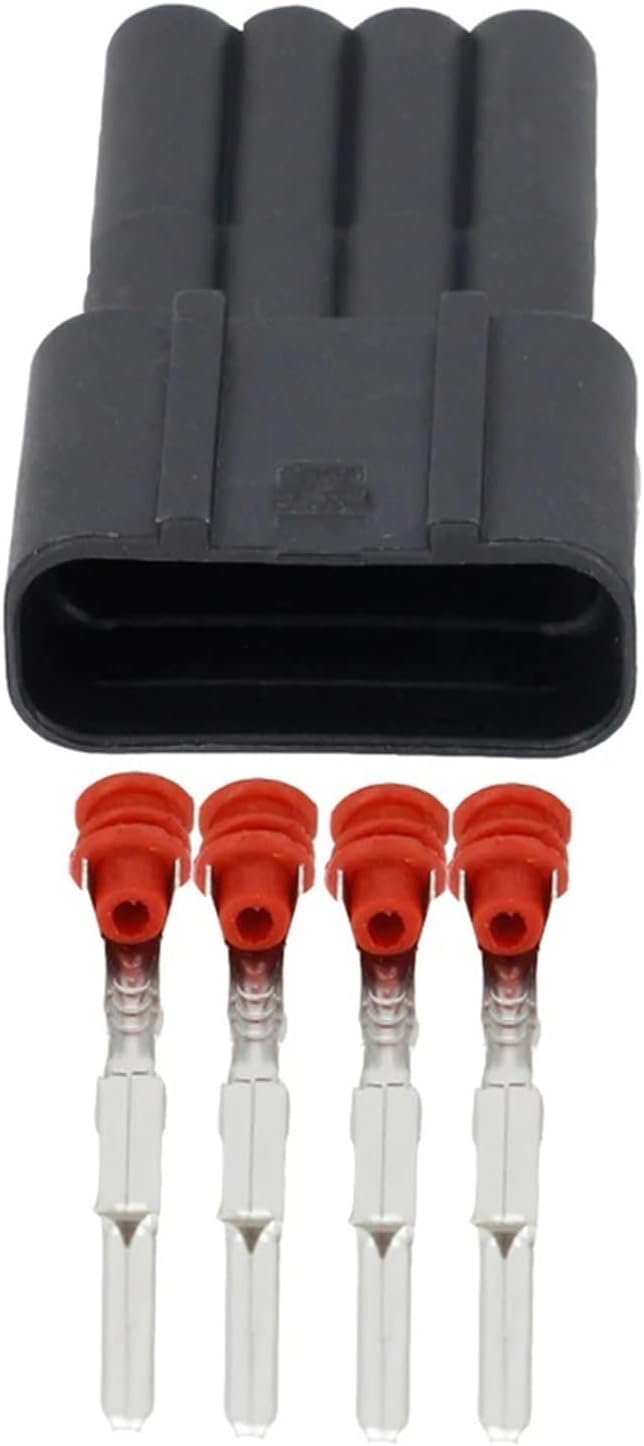 4 Pin Automotive Harness Connector with Terminal DJZ7044Y-2.2-11/21(Male Plug,10 Sets)