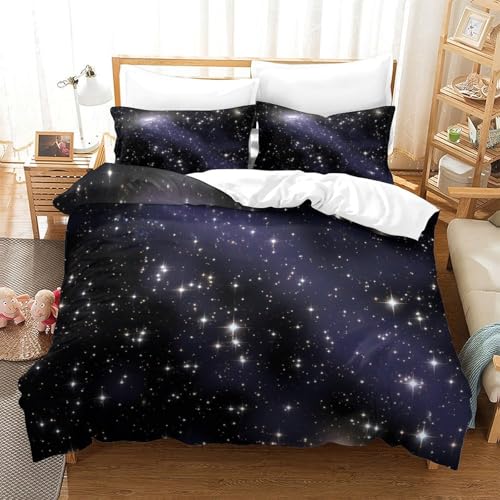 Housse de couette espace 3D pour la chambre d'un ado