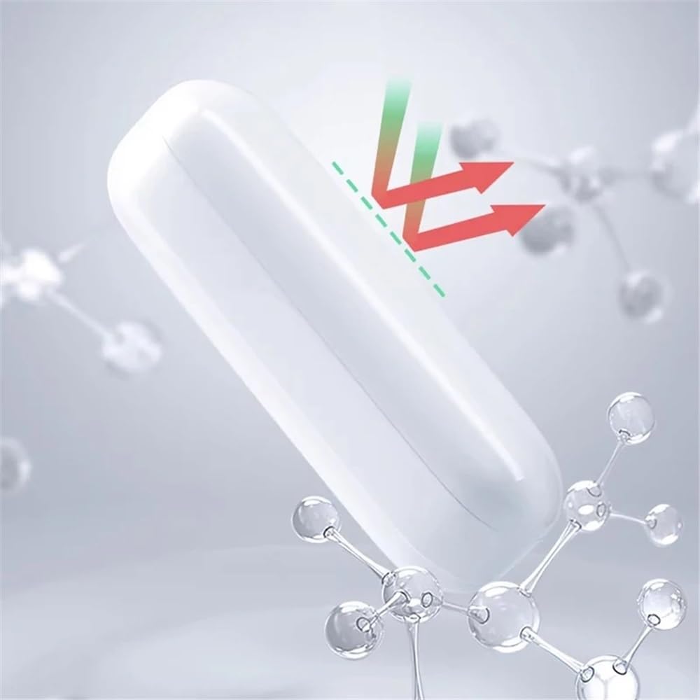 Barra di agitazione, Miscelatore con barra di agitazione magnetica in PTFE Barra rotante Stick Bianco Lab Dimensioni multiple(A18x70mm-2pcs)