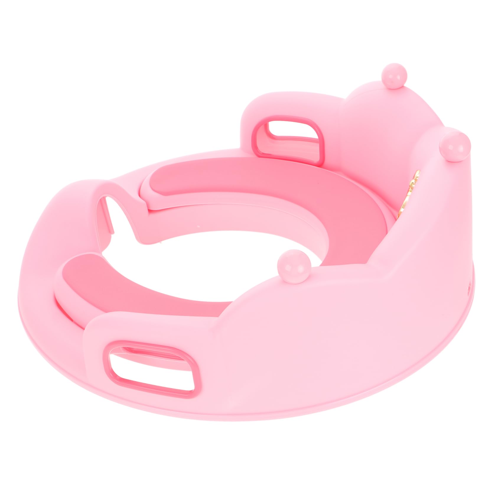 HEMOTON Asiento de Inodoro para Reductor Wc Asiento de Entrenamiento para Niñas y Pequeños Color Neutro para Casa y Viajes