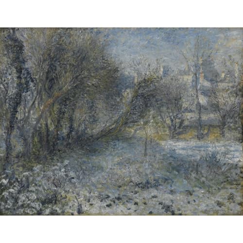 Impression giclée Renoir Paysage enneigé 101.6x127 cm ARTICULOZY toile