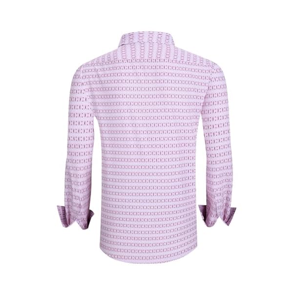 Alex Vando Mens Printed Dress Shirts Long Sleeve Regular Fit Button Down Shirt