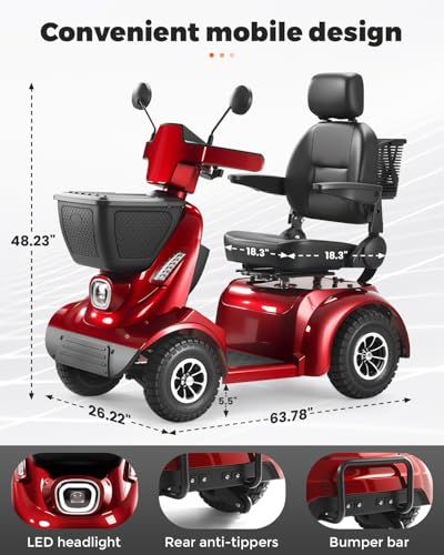 WalkMax Heavy Duty All-Terrain Mobility Scooter