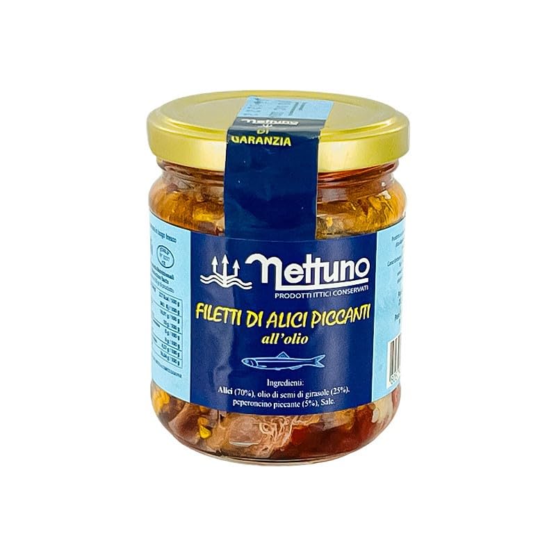 Filetes de Anchoas de Cetara Picante - Tarro Pequeño