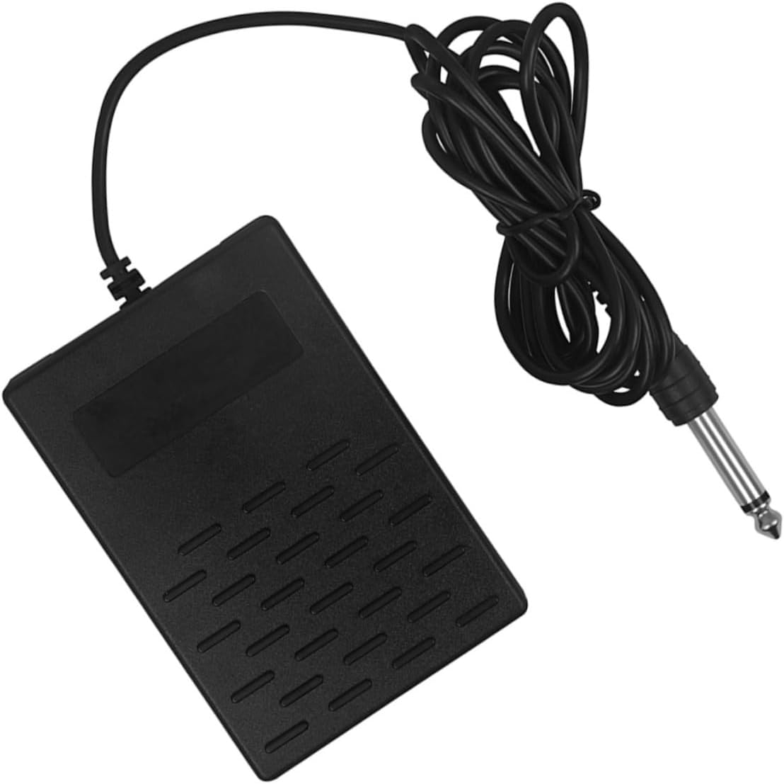 Sturdy Sustain Pedal for Keyboard Digital Piano Damper Foot Pedal with Non-slip Base for Electronic Keyboards and Synthesizers Black