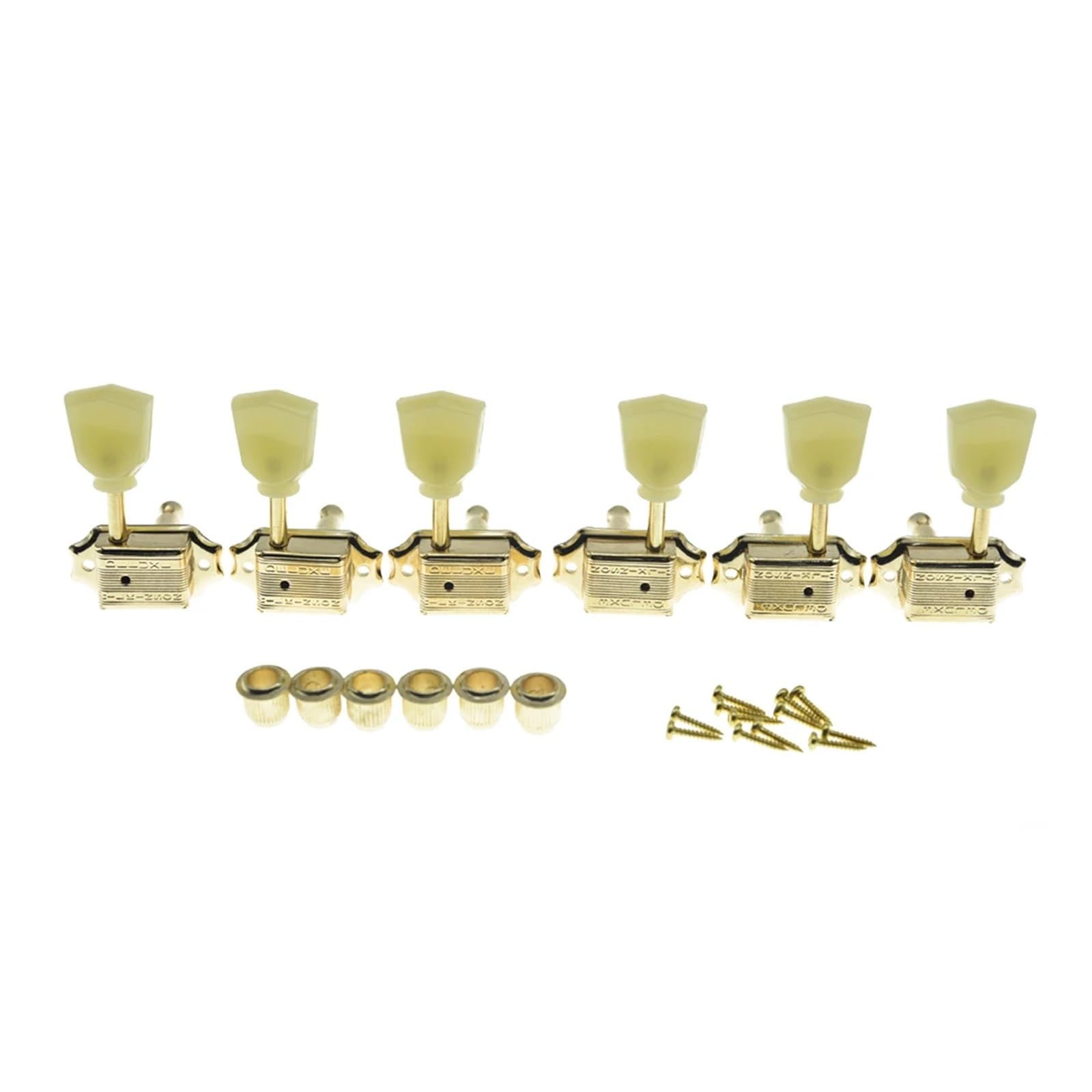 Gitarren-Stimmwirbel, 1 Set, Deluxe-Vintage-Gitarren-Stimmmechanik, Stimmwirbel (NI-Vintage-Taste)