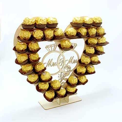 Skybook Rocher Ferrero Heart Display Stand Centrepiece Perfect for Parties Weddings & Candy Bar (#3)