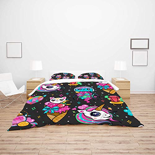Parure de lit durable CHEHONG en polyester microfibre pour un entretien facile - 4