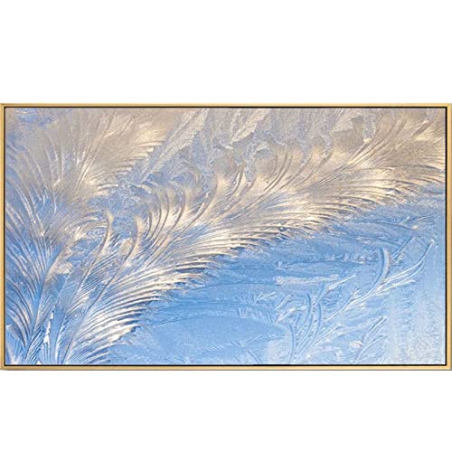 Peinture au Diamant Adultes Plume Blanche pour Décorer un Grand Salon Lumineux