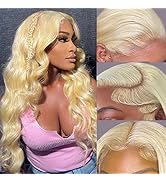 613 lace front wig human hair 13x6 transparent lace blonde human hair wig 613 human hair wig 613 wig