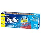 Ziploc Bolsas grandes para almacenamiento de alimentos para congelador, 28 unidades