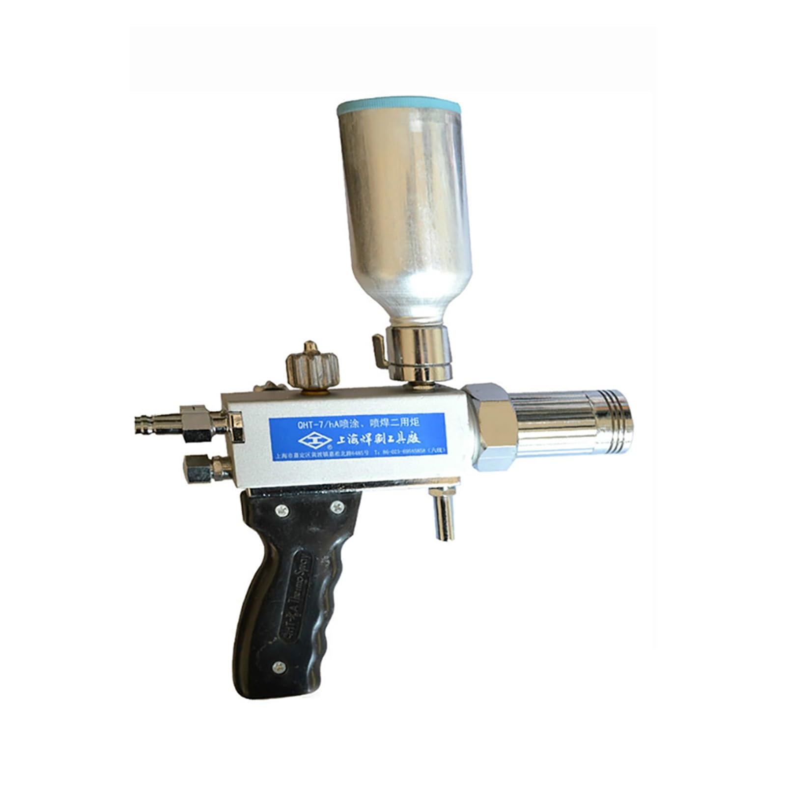Soplete de soldadura por aspersión de polvo metálico Pistola de soldadura por llama de oxígeno-acetileno u oxígeno-propano QHT-7/h Eficiencia(With Propane)