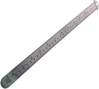 Empire Level 27308 Hook Ruler, Stainless Steel, 12-Inch