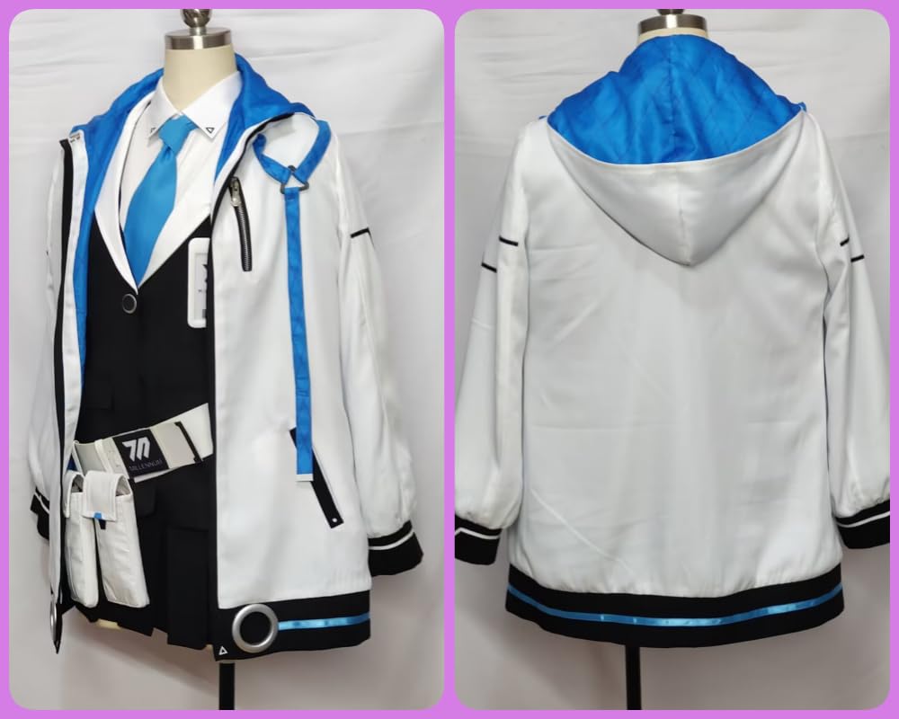 Amazon.co.jp: [エルフ森林] 早瀬ユウカ コスプレ 衣装 ブルー