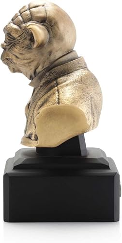 Miniatura 3 de Royal Selangor Busto de Yoda de peltre de edición limitada (dorado) - Estatuacoleccionable con licencia de Star Wars
