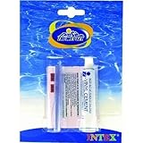 Intex - Pool Patch Kit, Vinyl Sheet, Vinyl Cement, Blister Card (21 Square Inches) (1/5 Ounce) (2-Pack)