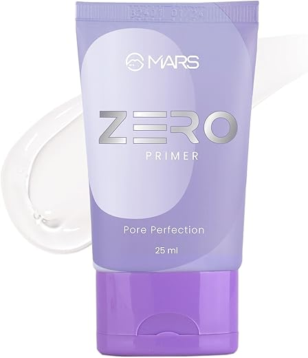 MARS Zero Face Primer | Silicone Based Gel | Blurs Pore & Controls Oil for a Radiant Complexion | Smoothens Out The Skin | Controls Oil (25ml)