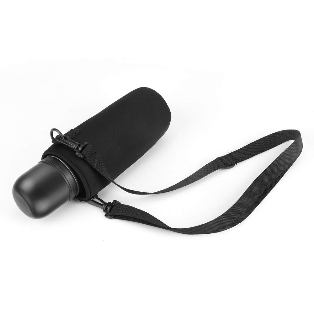 Manchon Isotherme Pour Bouteille – Néoprène Élastique, Hauteur 19 Cm – Sangle Réglable, Lavable – Pour Rando, Camping, Pêche, Pique-nique