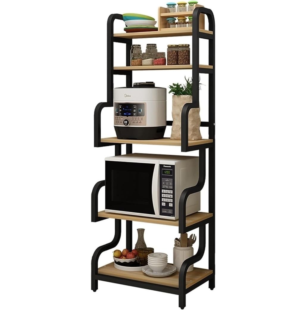 CHUOZI Kitchen Counter Organizer Microwave Shelf Oven Holder Storage Utensil Multi-Layer Shelves